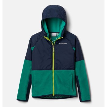 Columbia Jakne Za Dječake - Basin Butte Fleece Tirkizne Zelene Tamnoplave | MUFH-02957